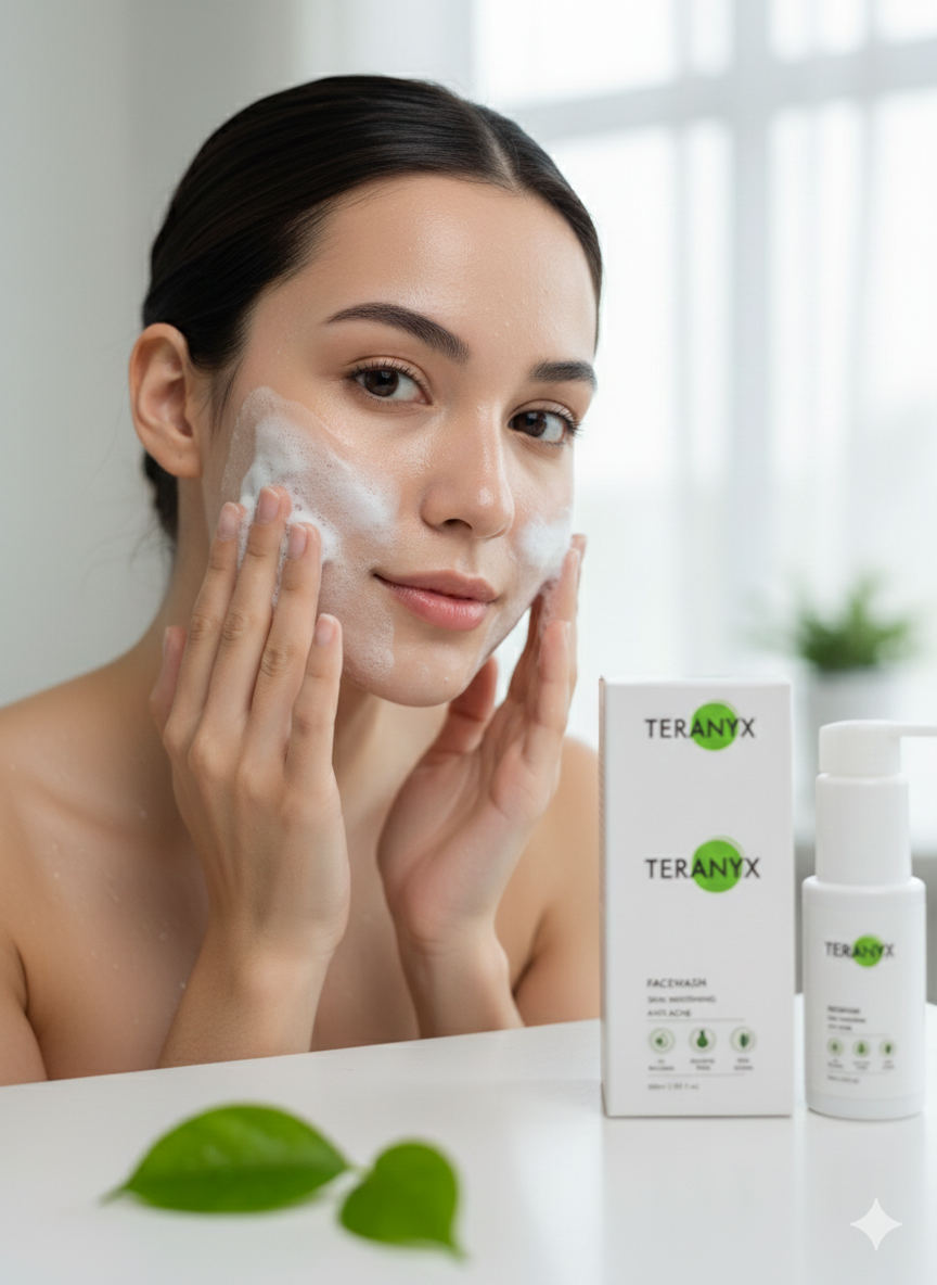 Teranyx Skin Whitening Anti Acne Facewash - Image 2